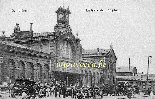 postkaart van Luik La Gare de Longdoz