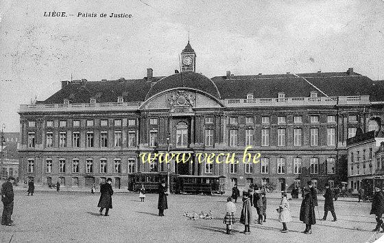 postkaart van Luik Palais de Justice