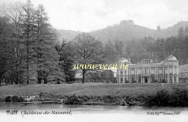 ancienne carte postale de Tilff Château de Sainval
