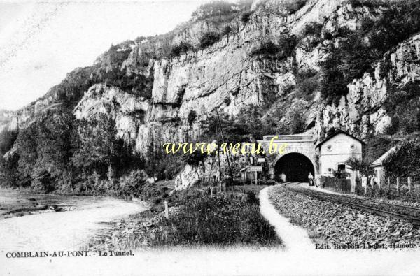 postkaart van Comblain-au-Pont Le Tunnel