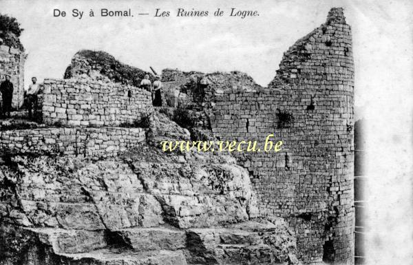 postkaart van Sy De Sy à Bomal. Les ruines de Logne