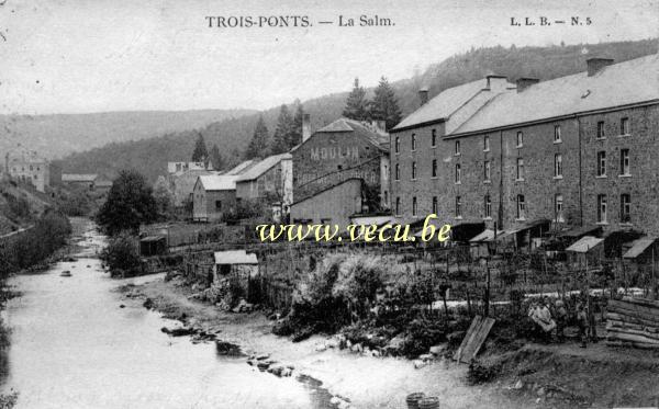 postkaart van Trois-Ponts La Salm