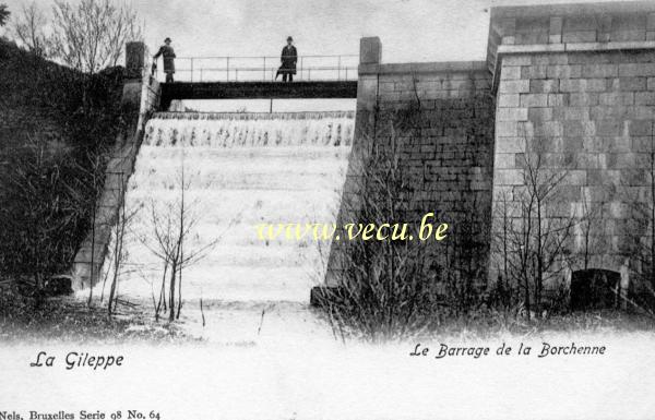postkaart van La Gileppe Le barrage de la Borchenne