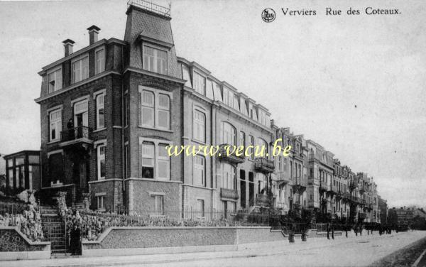postkaart van Verviers Rue des Coteaux