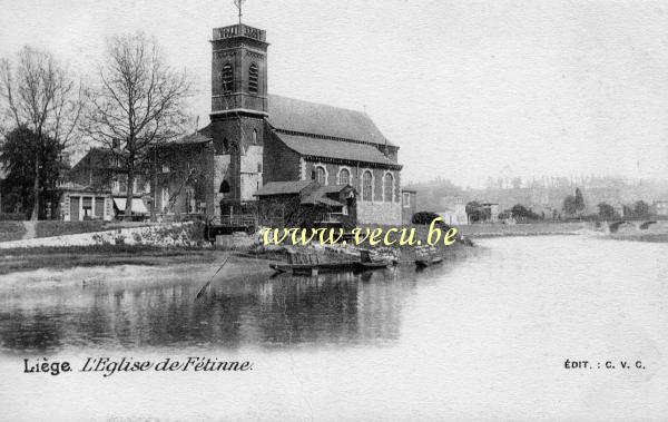 postkaart van Luik L'église de Fétinne