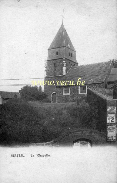 ancienne carte postale de Herstal La Chapelle