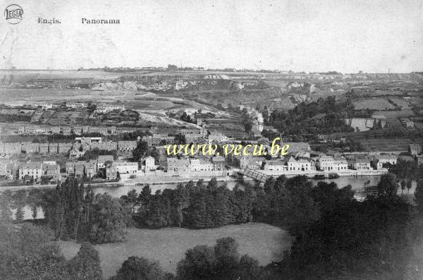 ancienne carte postale de Engis Panorama