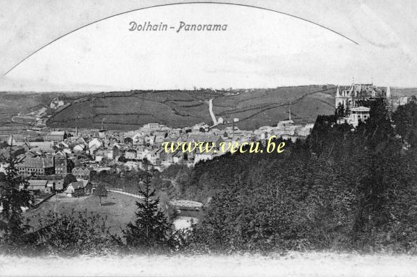 ancienne carte postale de Dolhain Panorama