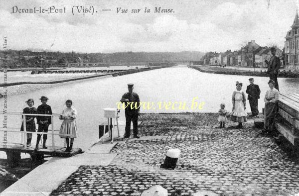 postkaart van Wezet Vue sur la Meuse