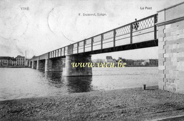 postkaart van Wezet Le pont