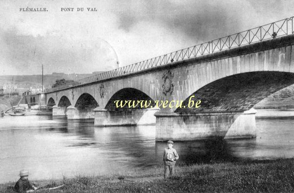 postkaart van Flémalle Pont du Val
