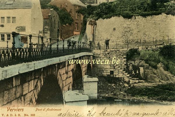 postkaart van Verviers Pont d'Andrimont