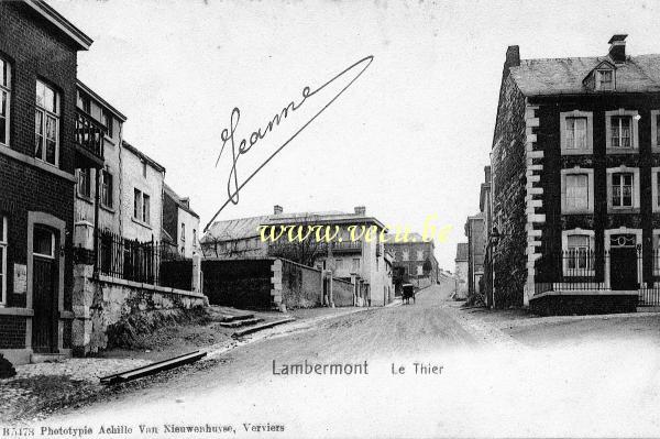 postkaart van Lambermont Le Thier