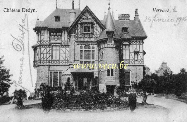 postkaart van Verviers Château Dedyn