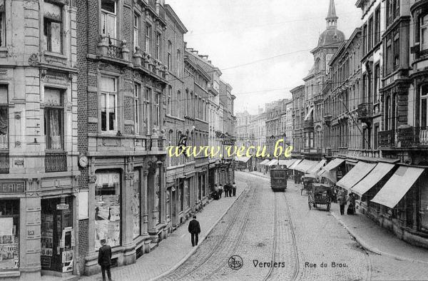 postkaart van Verviers Rue du Brou
