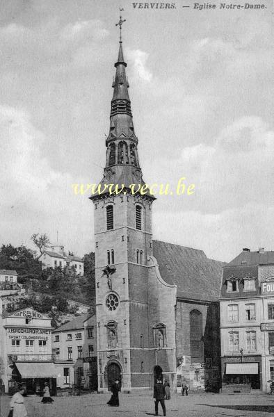 postkaart van Verviers Eglise Notre Dame