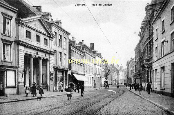postkaart van Verviers Rue du Collège