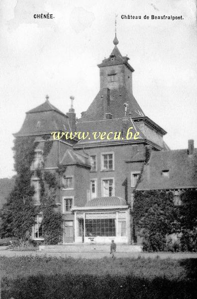 ancienne carte postale de Chênée Château de Beaufraipont