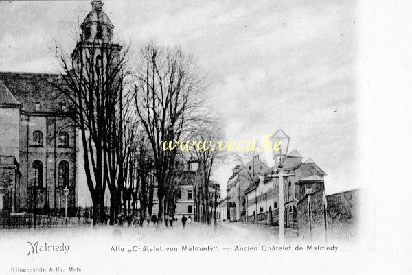postkaart van Malmedy Alte Châtelet von Malmedy