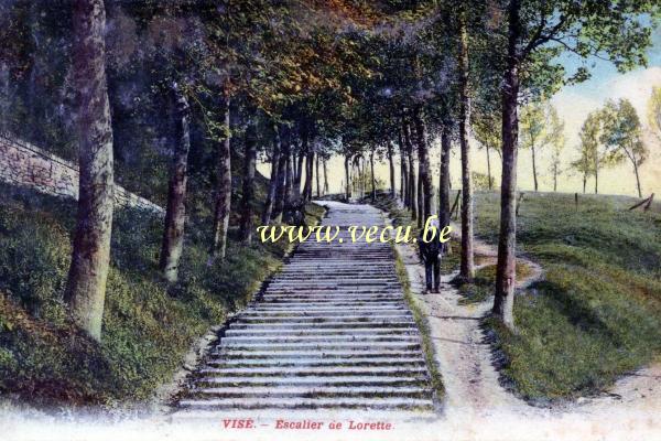 postkaart van Wezet Escalier de Lorette