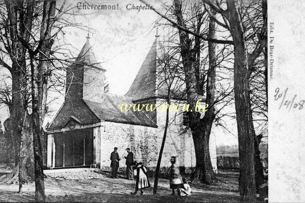 ancienne carte postale de Chèvremont Chapelle