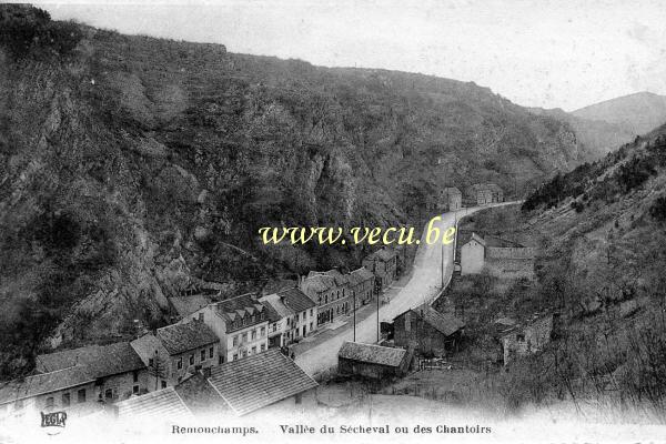 postkaart van Remouchamps Vallée du Sécheval ou des Chantoirs