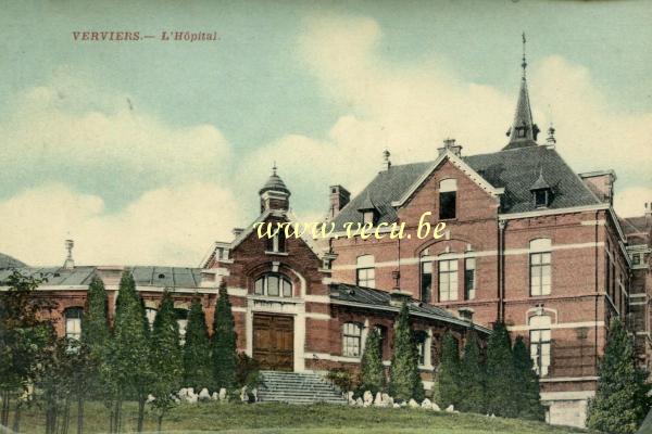 postkaart van Verviers Ziekenhuis