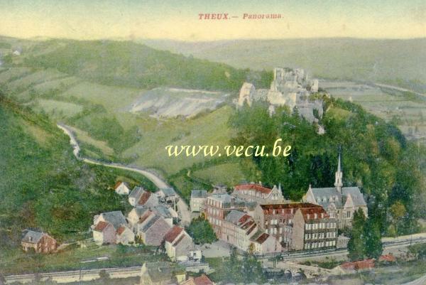 ancienne carte postale de Theux Panorama