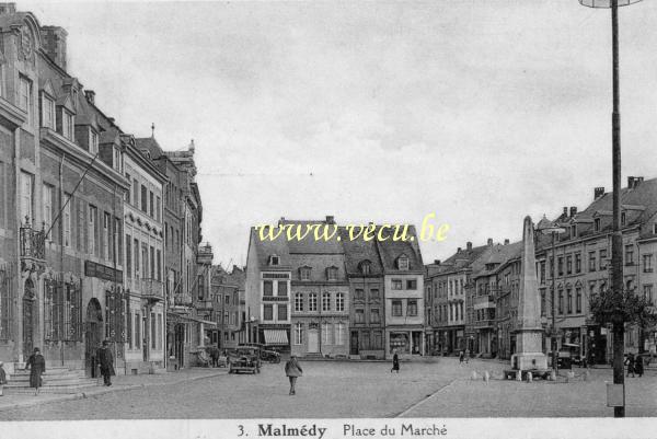 postkaart van Malmedy Place du marché