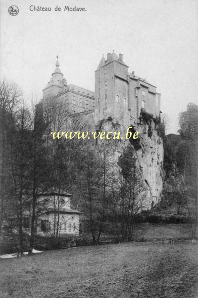 ancienne carte postale de Modave Château de Modave