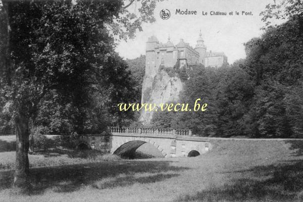 postkaart van Modave Le Château et le Pont