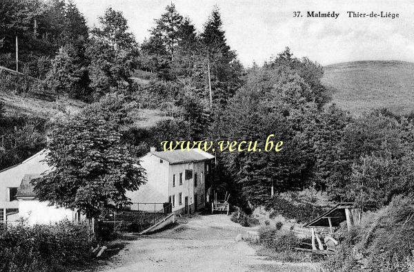 postkaart van Malmedy Thier-de-Liège