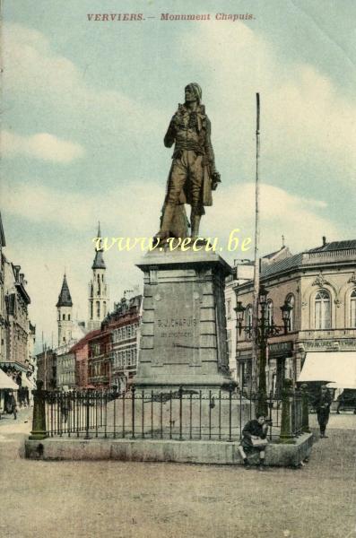postkaart van Verviers Monument Chapuis