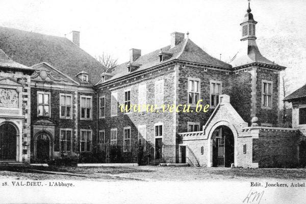 ancienne carte postale de Aubel Val-Dieu - L'Abbaye