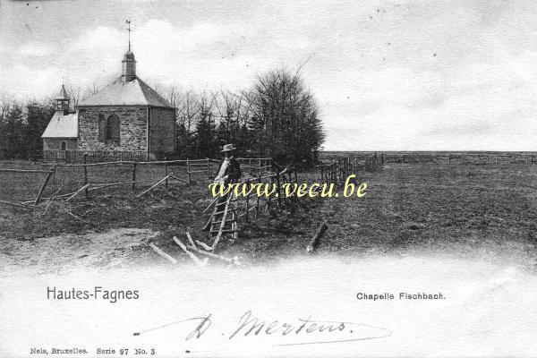 postkaart van Hautes-Fagnes Chapelle Fischbach