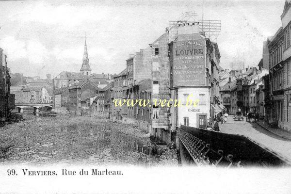 postkaart van Verviers Rue du Marteau