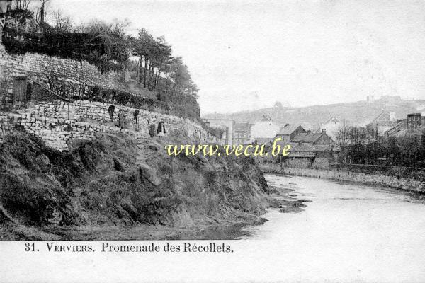 postkaart van Verviers Promenade des Récollets