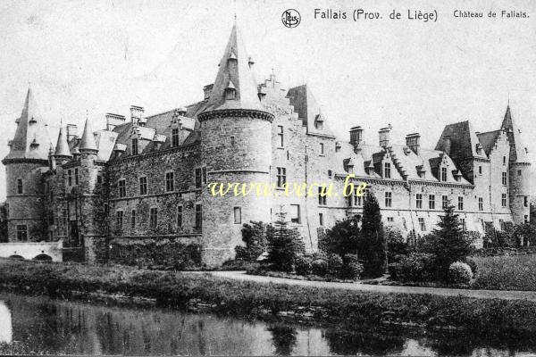 ancienne carte postale de Fallais Château de Fallais