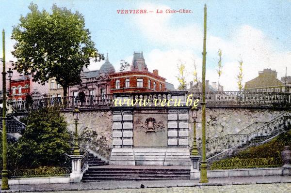 postkaart van Verviers Le chic-Chac
