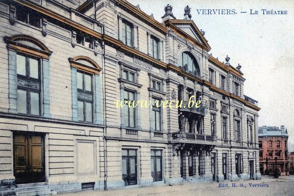 postkaart van Verviers Le Théatre
