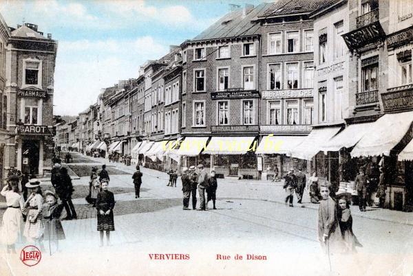 postkaart van Verviers Rue de Dison