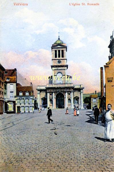 postkaart van Verviers L'église St Remacle
