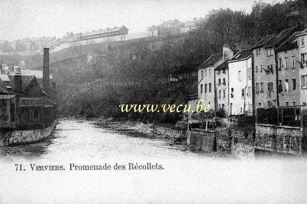 postkaart van Verviers Promenade des Récollets