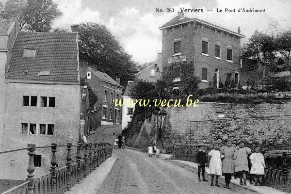 postkaart van Verviers Le Pont d'Andrimont