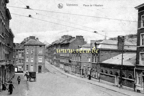 postkaart van Verviers Place de  l'Abattoir