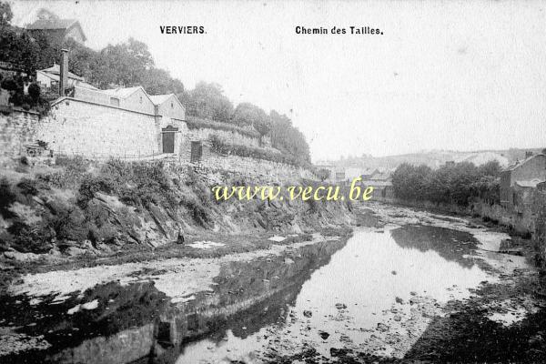 postkaart van Verviers Chemin des Tailles