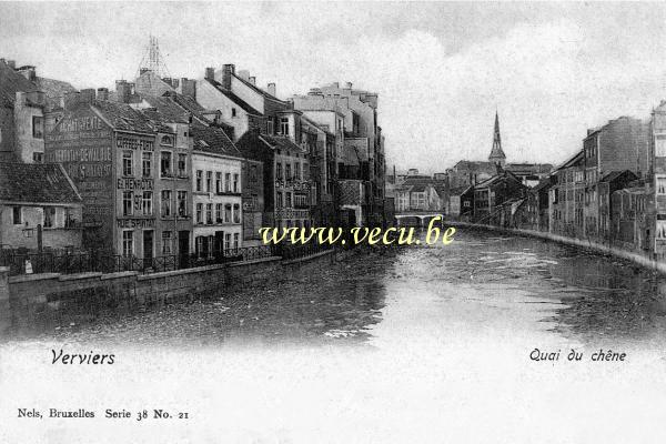 postkaart van Verviers Quai du Chêne