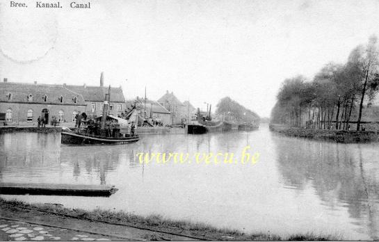 ancienne carte postale de Bree Canal