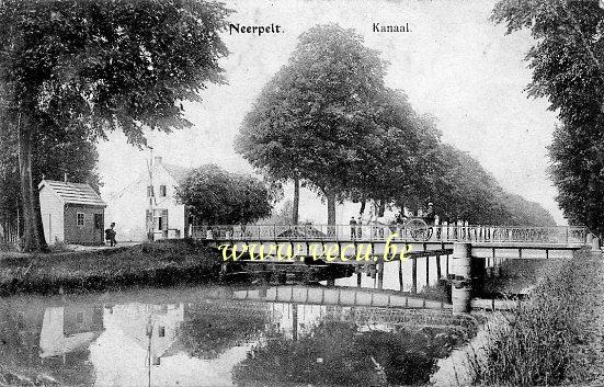 postkaart van Neerpelt Kanaal