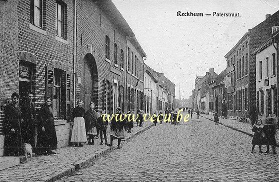 ancienne carte postale de Reckheim Paterstraat